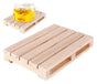 Mini Wooden Pallet Drink Coasters 12x8x1.8cm for Home or Restaurant V1263-JX-5424