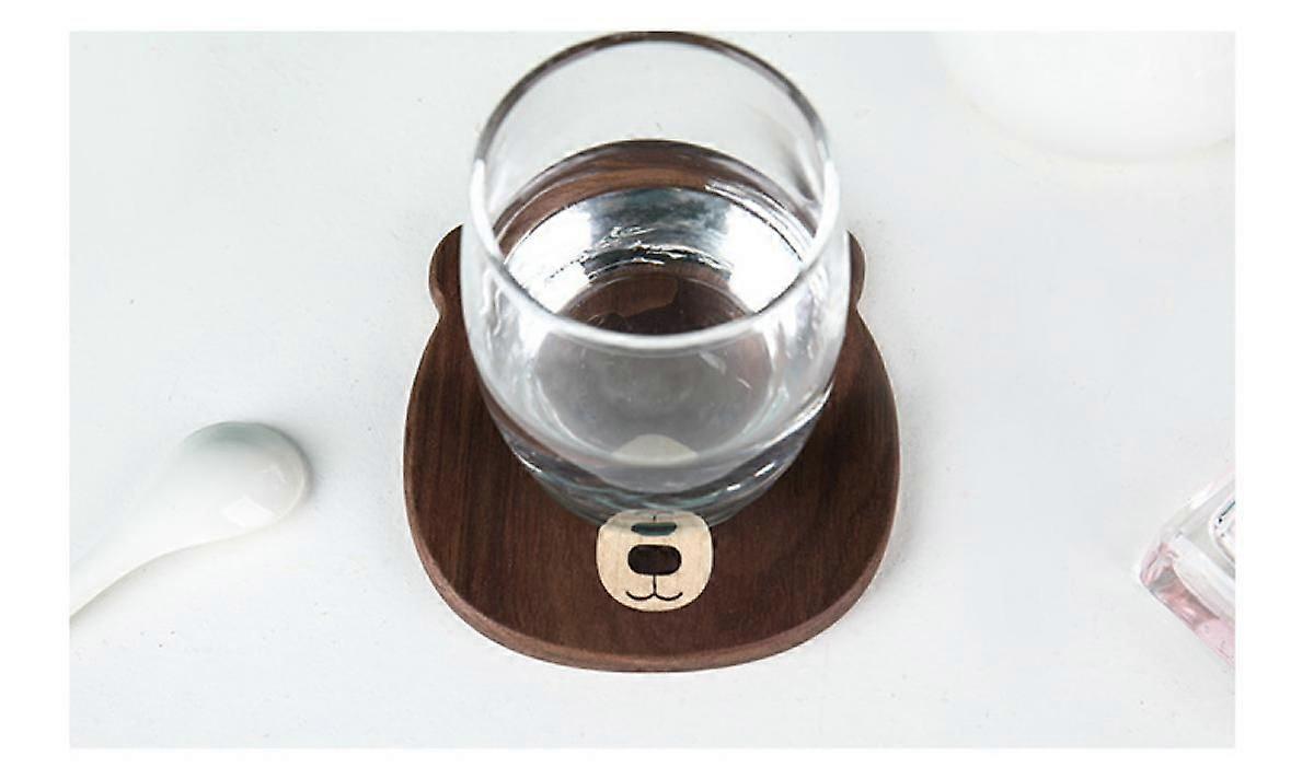 Wooden Drink Coasters for Glasses Tabletop Protection V1263-JX-5427