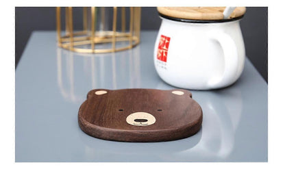 Wooden Drink Coasters for Glasses Tabletop Protection V1263-JX-5427