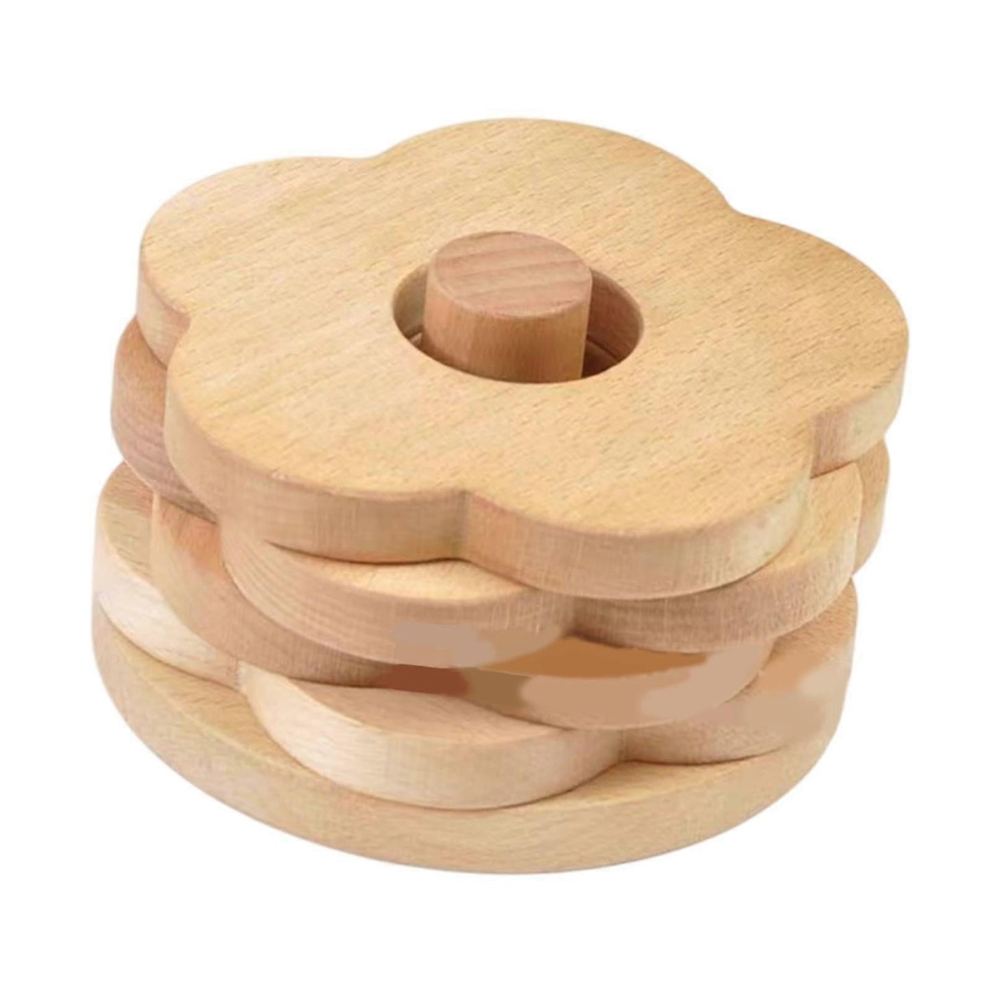 Wooden Drink Coasters Cup Mats Table Protection V1263-JX-5432
