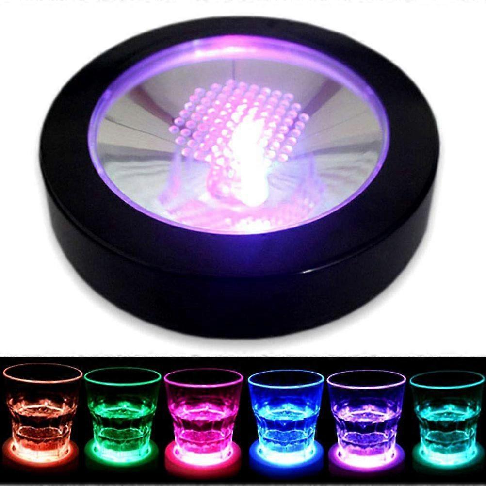 LED Drink Coasters with Light Gravity Sensor for Bar Party Club V1263-JX-5438