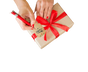 300Pcs/Roll Christmas Gift Sticker-Cowhide Color V1263-JX-544