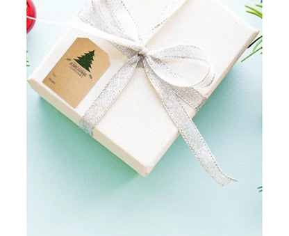 300Pcs/Roll Christmas Gift Sticker-Cowhide Color V1263-JX-544