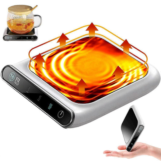 Ceramic Heated Drink Coaster Mug Cup Warmer Thermo Coaster Elegant V1263-JX-5440