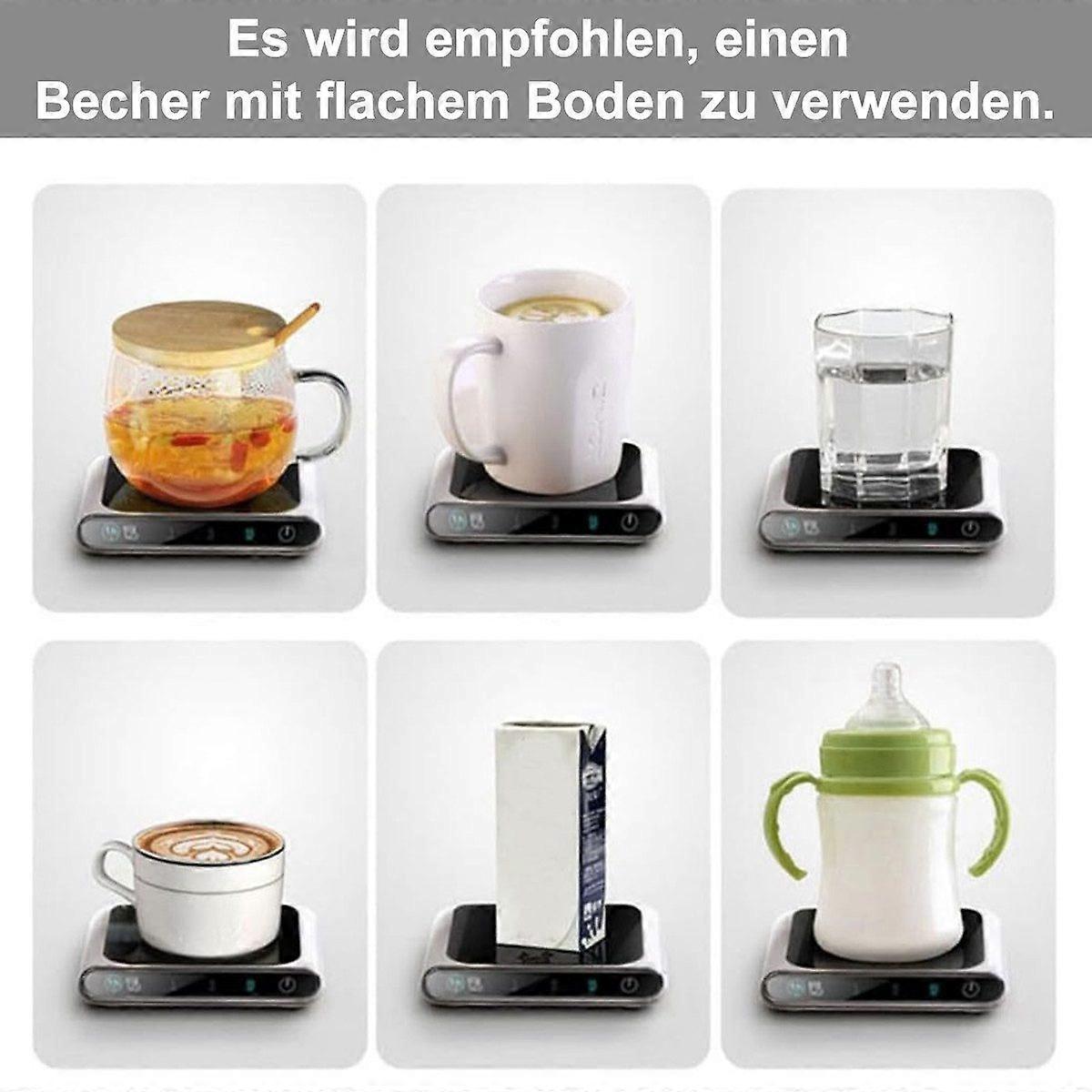 Ceramic Heated Drink Coaster Mug Cup Warmer Thermo Coaster Elegant V1263-JX-5440