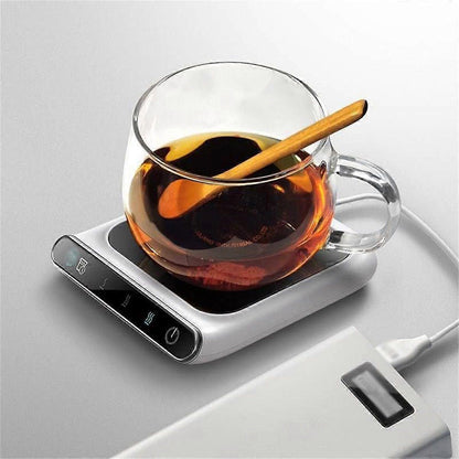 Ceramic Heated Drink Coaster Mug Cup Warmer Thermo Coaster Elegant V1263-JX-5440