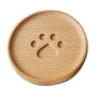 Wooden Log Drink Coasters Insulation Pad for Tea Cup V1263-JX-5447