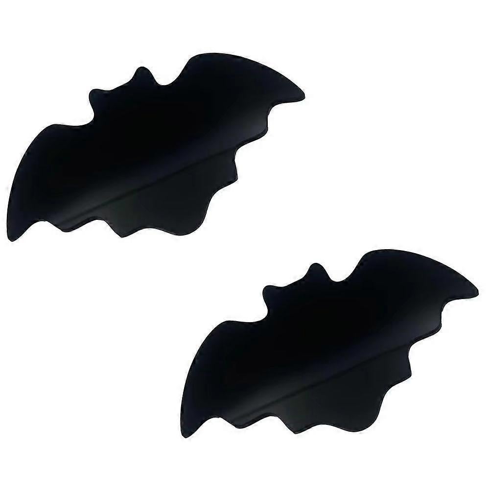 Halloween Bat Shaped Drink Coasters Non-Slip Tableware Mats V1263-JX-5453