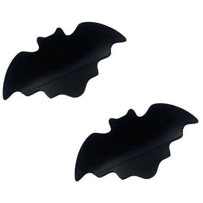 Halloween Bat Shaped Drink Coasters Non-Slip Tableware Mats V1263-JX-5453