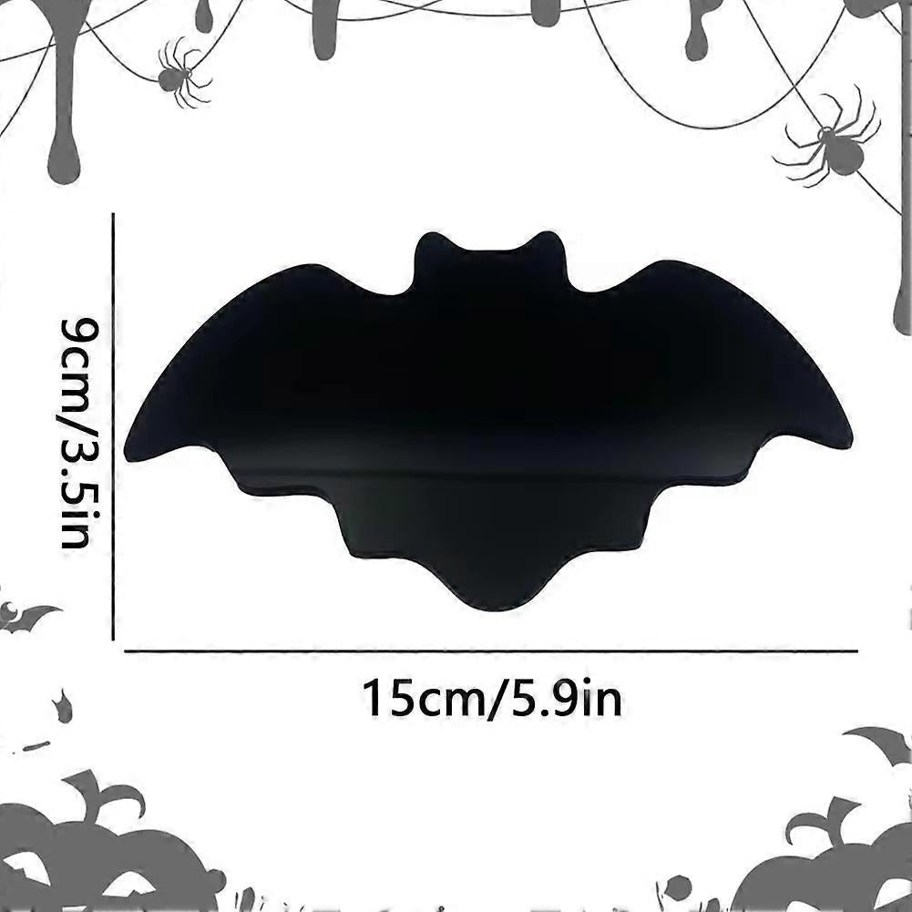 Halloween Bat Shaped Drink Coasters Non-Slip Tableware Mats V1263-JX-5453
