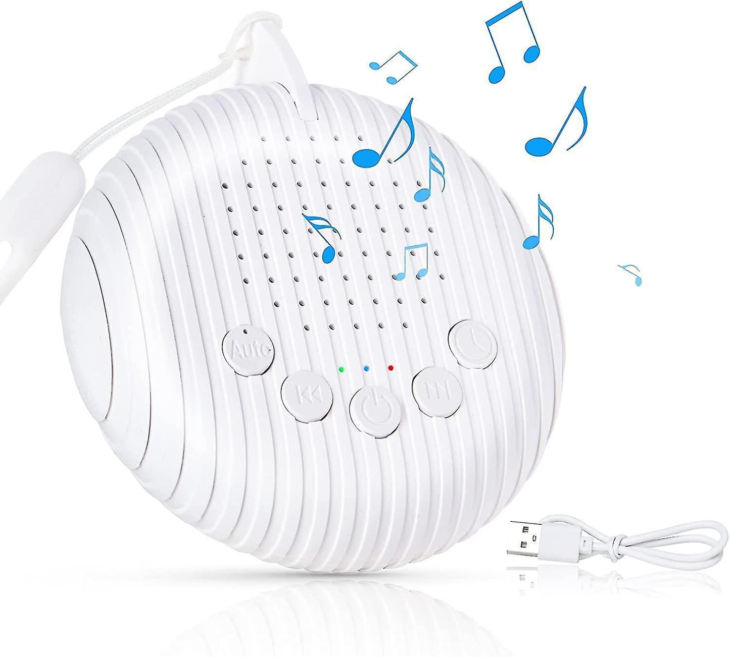 Portable White Noise Machine Babies Travel Sleep Soother with Soundtracks V1263-JX-5460