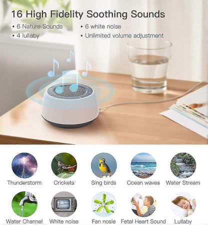 Sleep Companion White Noise Machine with Nature Sounds V1263-JX-5471