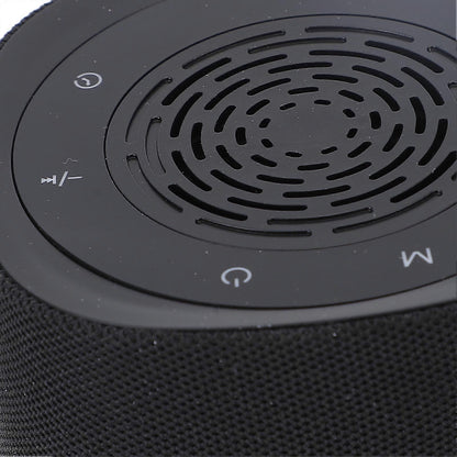Bluetooth White Noise Machine 14 Sounds Rechargeable Breathing Light Black V1263-JX-5474