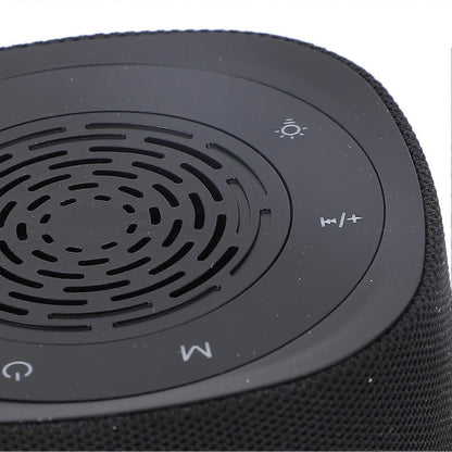 Bluetooth White Noise Machine 14 Sounds Rechargeable Breathing Light Black V1263-JX-5474