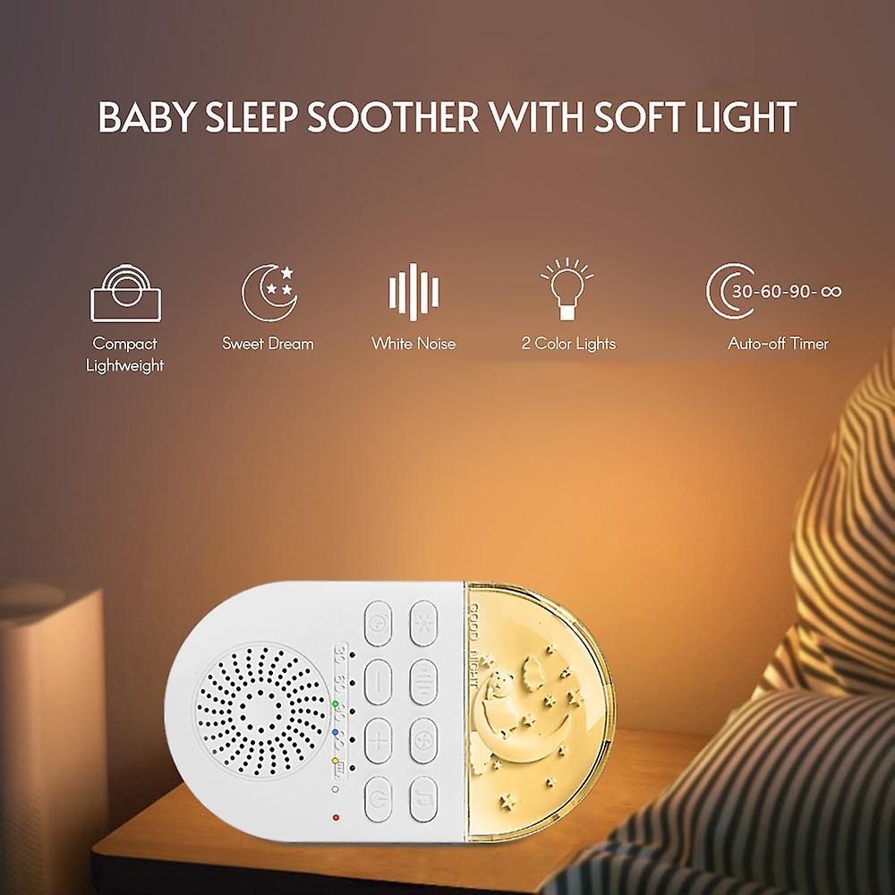 Babies White Noise Sound Machine Sleep Soother Device V1263-JX-5480