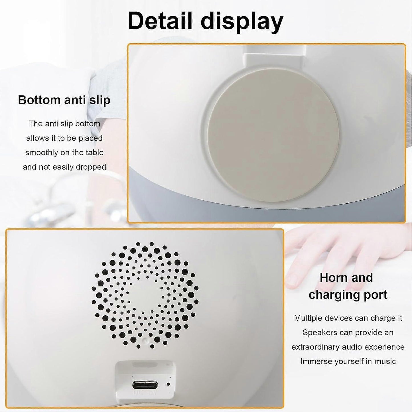 White Noise Machine Sleep Sound Device with Color Changing Lamp V1263-JX-5481