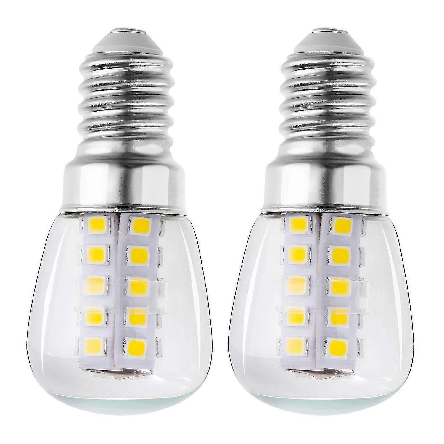 2pcs Microwave Oven Refrigerator Appliance Light Bulbs Small Screw V1263-JX-5489
