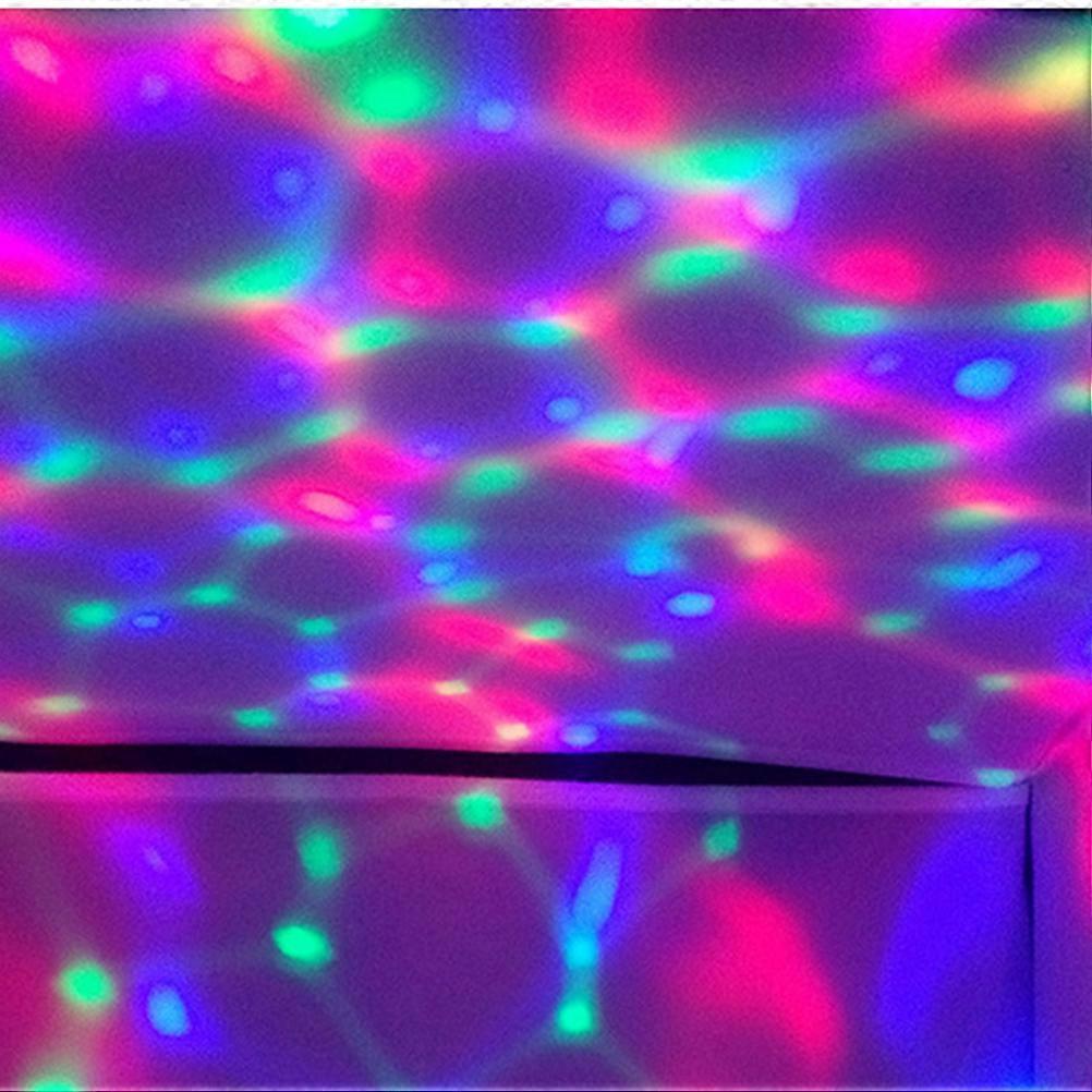 LED Rotating RGB Disco Party Light Bulb Multicolor Lamp V1263-JX-5495