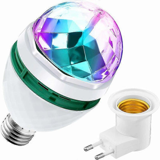 Stage Disco LED Rotating Strobe Bulb 7-Color Party Light V1263-JX-5496