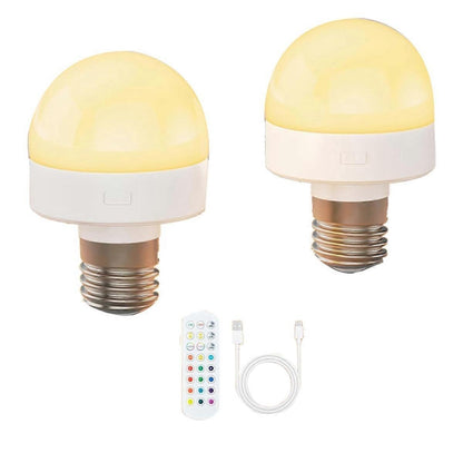Rechargeable LED Bulbs with Remote E26 Battery Backup V1263-JX-5506