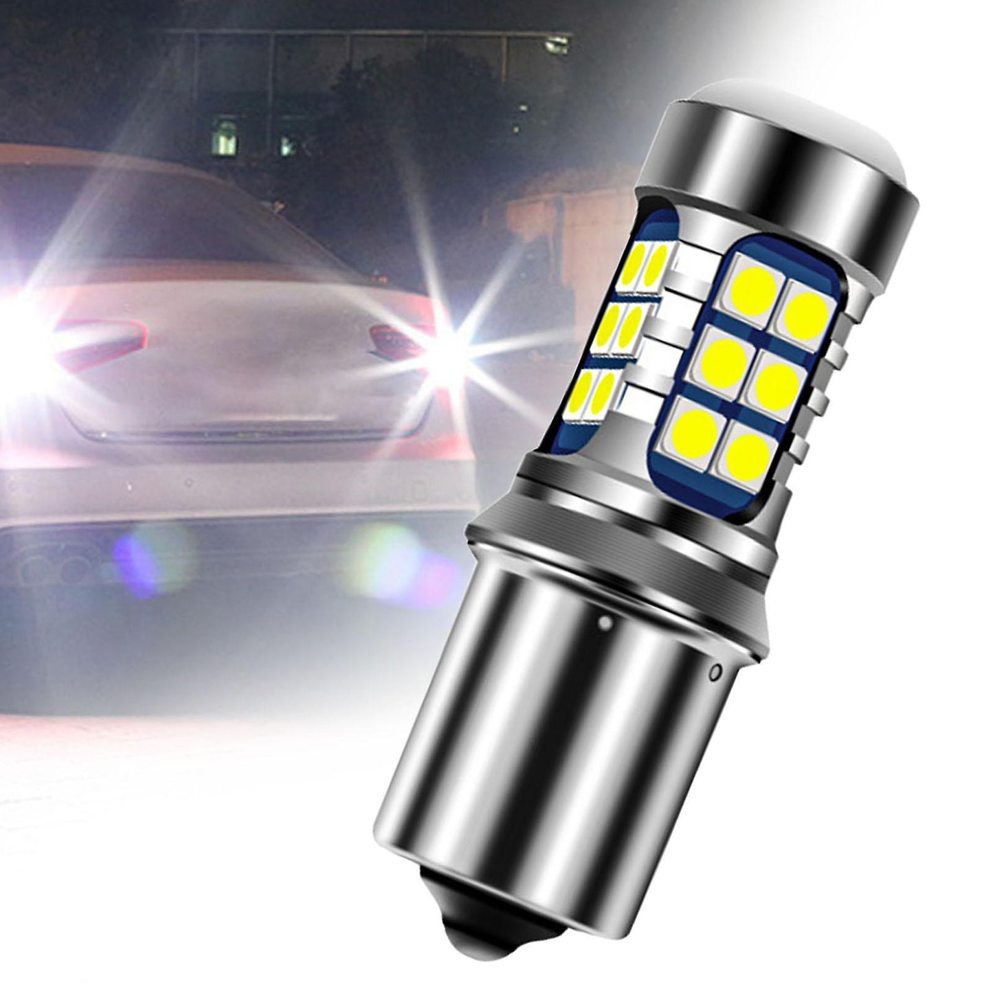2pcs Truck Backup Cargo Reversing Light Bulbs V1263-JX-5508