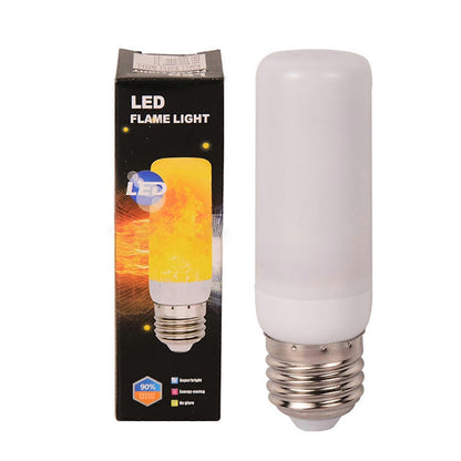 LED Flame Effect Bulb E27 4 Modes Gravity Sensor Flickering Fire Lamp V1263-JX-5511