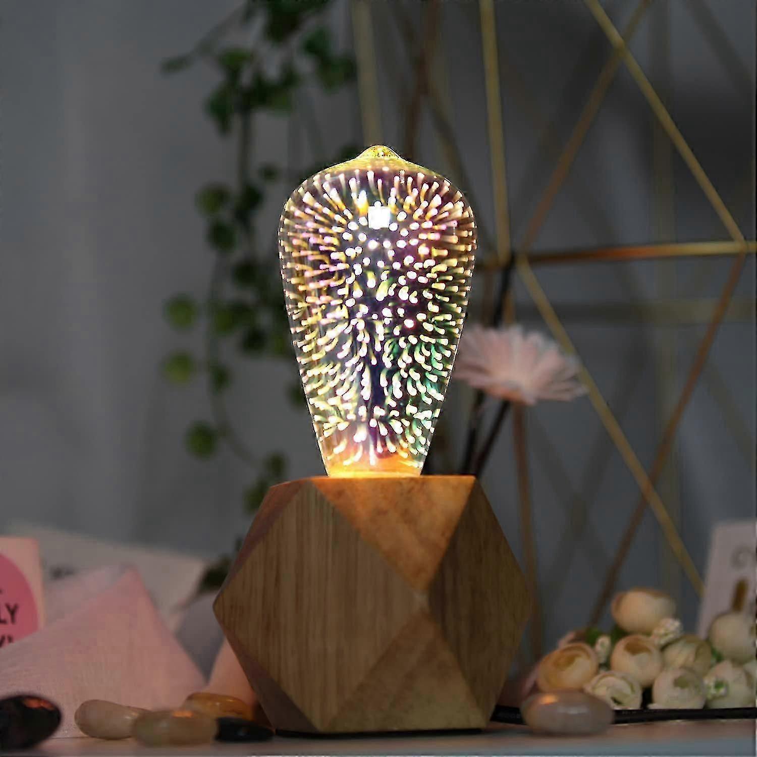 Edison LED Firework Bulb 3D Decorative E27 4W Retro Light V1263-JX-5512