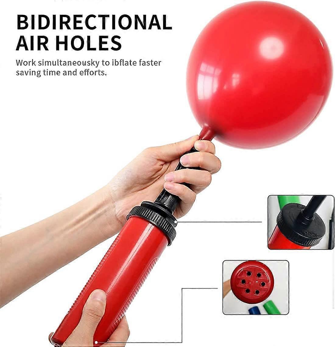 2pcs Balloon Pump Manual Air Pump Random Color for Party Birthday Wedding V1263-JX-5519