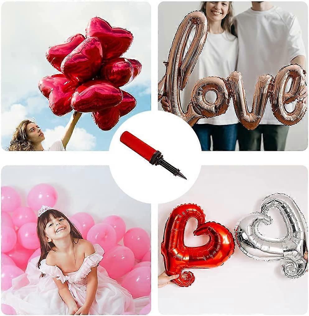 2pcs Balloon Pump Manual Air Pump Random Color for Party Birthday Wedding V1263-JX-5519