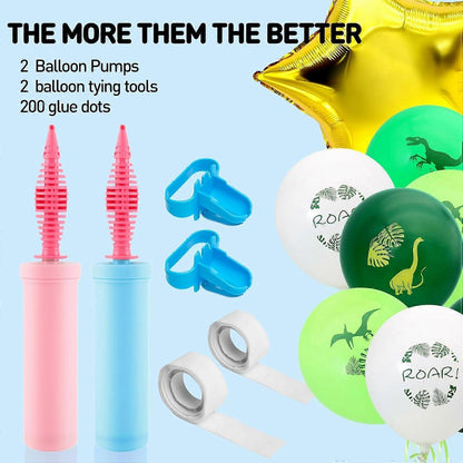 2pcs Manual Balloon Pump Hand Air Pump Random Color for Party Balloons V1263-JX-5520
