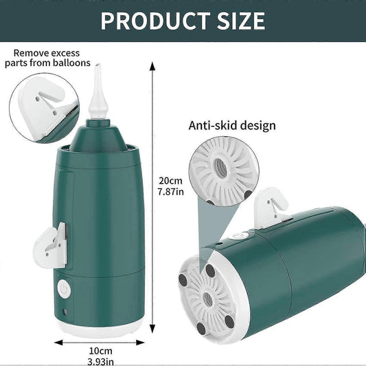 Electric Balloon Pump 30W Portable Air Inflator for Long Balloons Party V1263-JX-5522