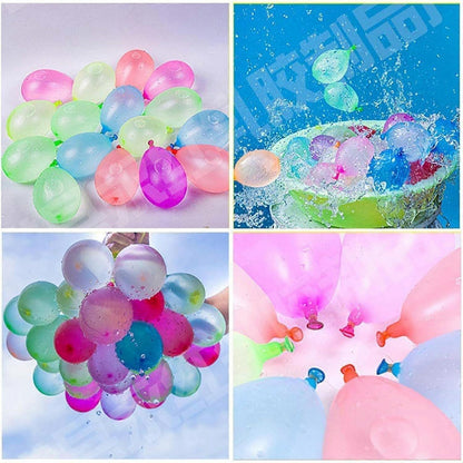 Water Balloon Pump with 500 Balloons Hand Filler for Outdoor Play V1263-JX-5530