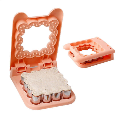 Sandwich Cutter and Sealer Orange Sandwich Maker Moulds for Cookies Dough Pancakes V1263-JX-5537