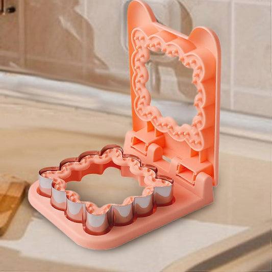 Sandwich Cutter and Sealer Orange Sandwich Maker Moulds for Cookies Dough Pancakes V1263-JX-5537