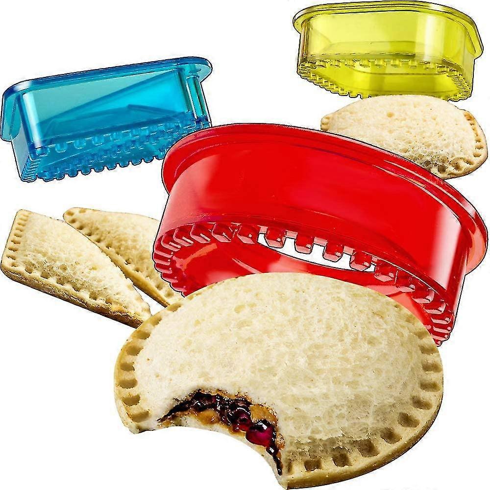3pcs Sandwich Cutter and Sealer Set Sandwich Maker Cutters V1263-JX-5538