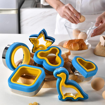 Plastic Sandwich Maker Bread Moulds Lunch Sandwich Cutters V1263-JX-5541