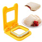 Sandwich Cutter and Sealer Yellow Crustless Bread Pancake Maker for Babies V1263-JX-5542