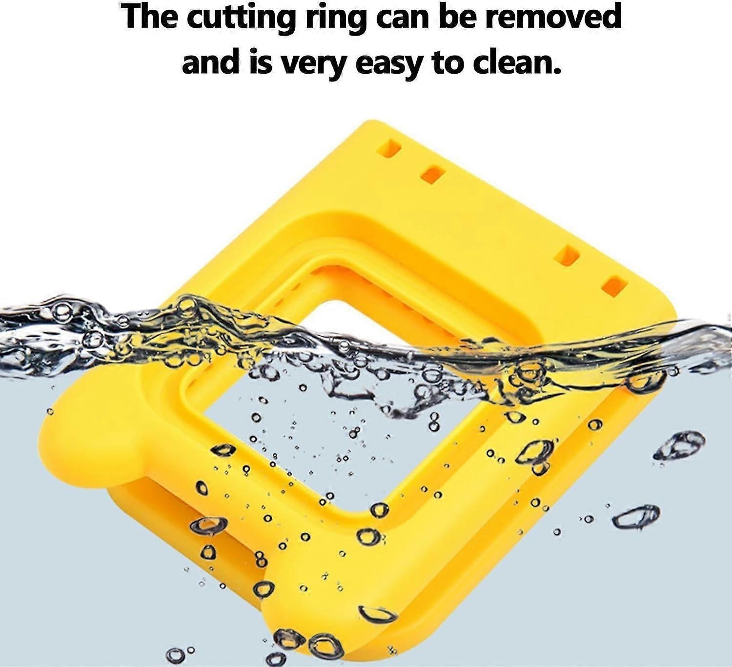Sandwich Cutter and Sealer Yellow Crustless Bread Pancake Maker for Babies V1263-JX-5542