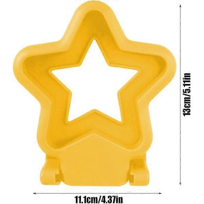 Star Shape Sandwich Cutter Yellow Biscuit Bread Cutter for Babies V1263-JX-5547