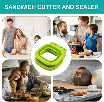 Sandwich Cutter and Sealer Crimper Bread Mould Baking Tool for Babies V1263-JX-5550