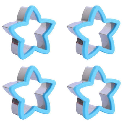 4pcs Sandwich Cutter and Sealer Set Bread Pancake Cookie Cutters V1263-JX-5552