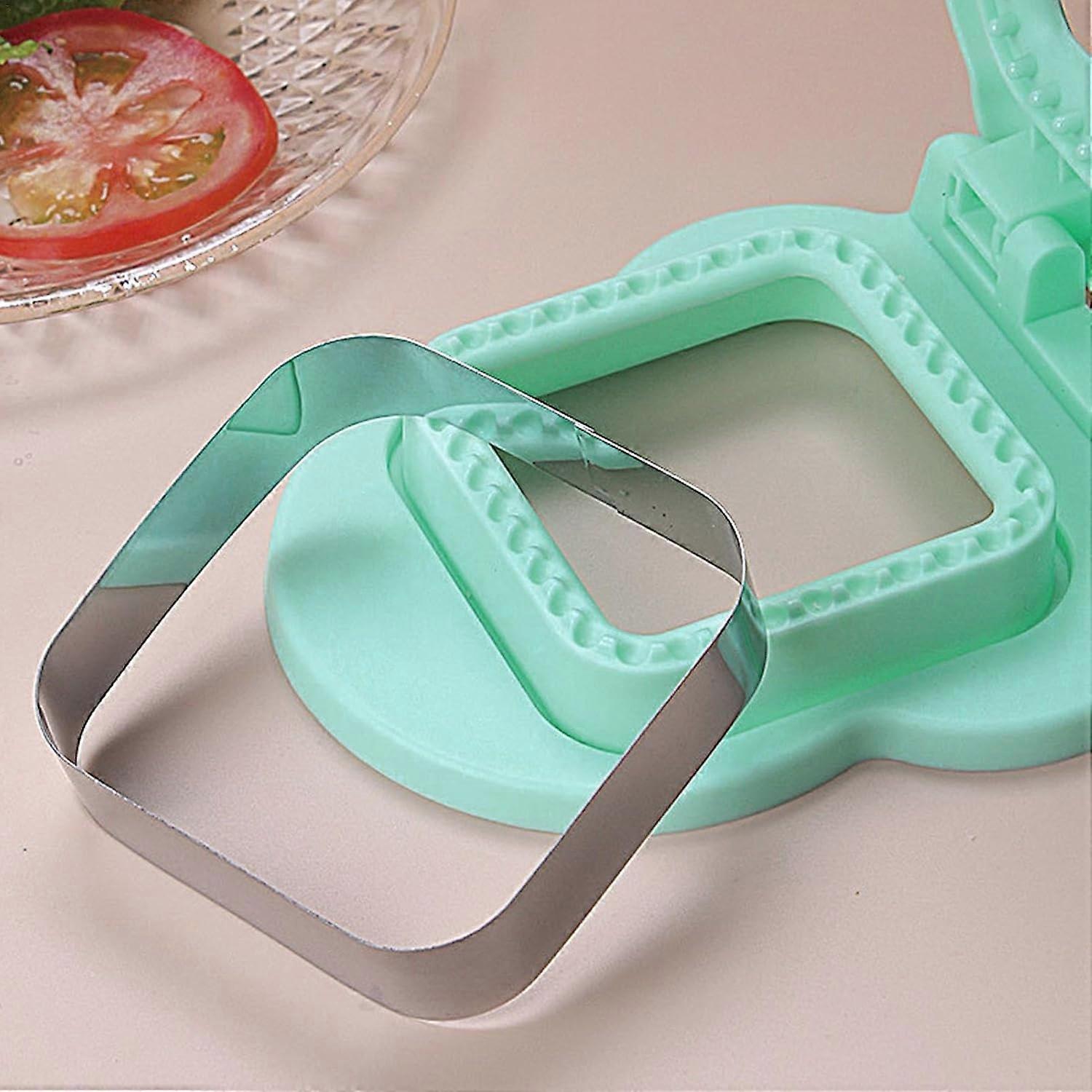 Sandwich Cutter and Sealer Yellow Square Press Mould Lunch Box Tool V1263-JX-5553