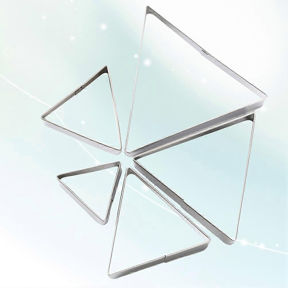 5pcs Steel Fondant Mold Baking Sandwich Cutters Cookie Cutters Set V1263-JX-5554