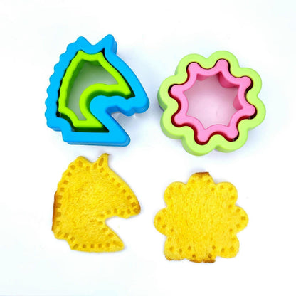 Animal Flower Shape Sandwich Cutter for Babies Bread Biscuit Baking Mold V1263-JX-5555