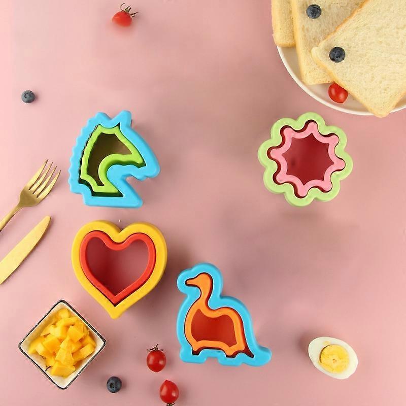 Animal Flower Shape Sandwich Cutter for Babies Bread Biscuit Baking Mold V1263-JX-5555