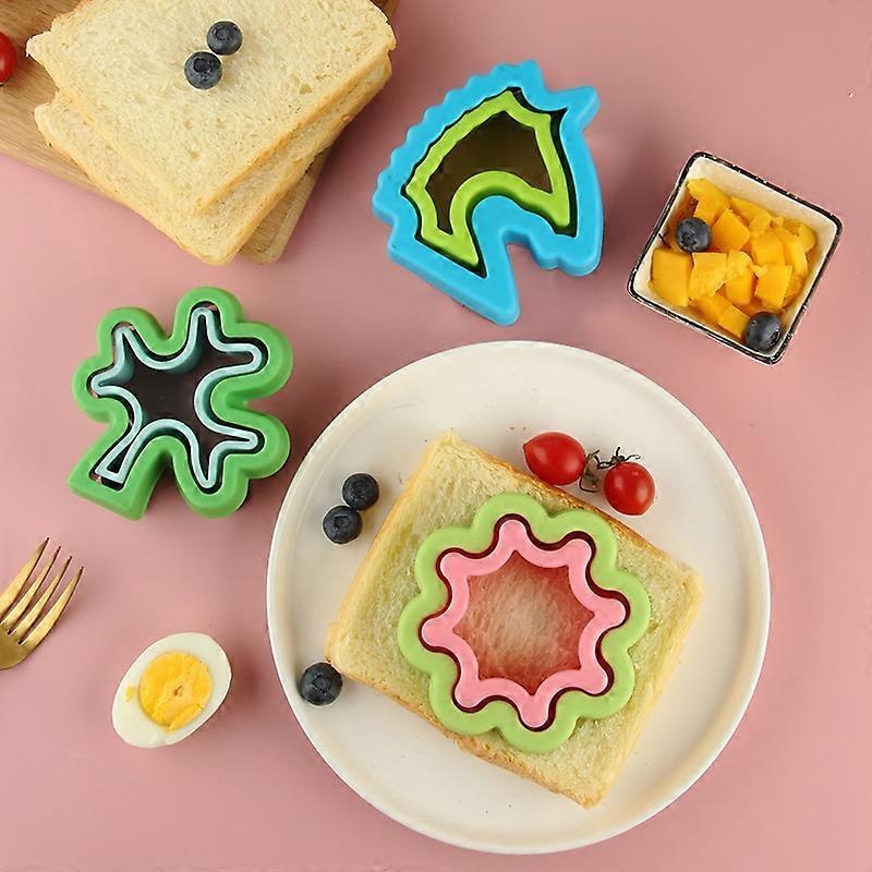 Animal Flower Shape Sandwich Cutter for Babies Bread Biscuit Baking Mold V1263-JX-5555