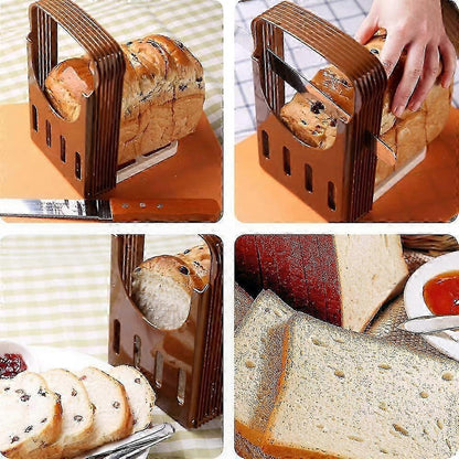 Adjustable Sandwich Cutter Bagel Bread Loaf Slicer Tool for Baking V1263-JX-5556