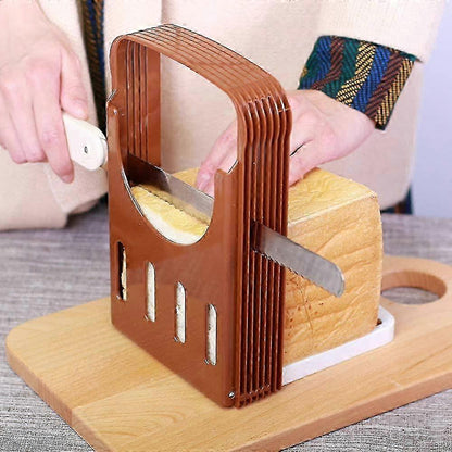 Adjustable Sandwich Cutter Bagel Bread Loaf Slicer Tool for Baking V1263-JX-5556