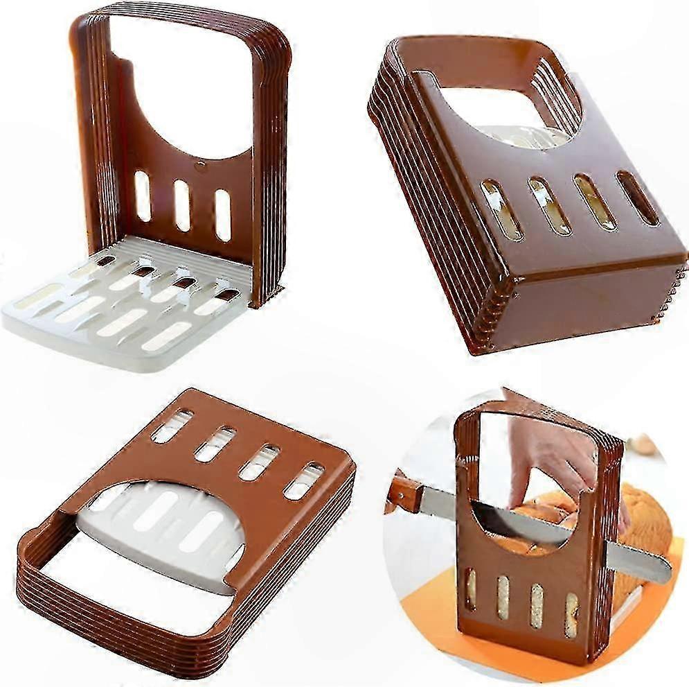 Adjustable Sandwich Cutter Bagel Bread Loaf Slicer Tool for Baking V1263-JX-5556
