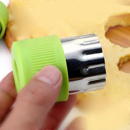 Stainless Steel Cookie Vegetable Fruit Cutters Random Shape Sandwich Cutters for Babies V1263-JX-5557